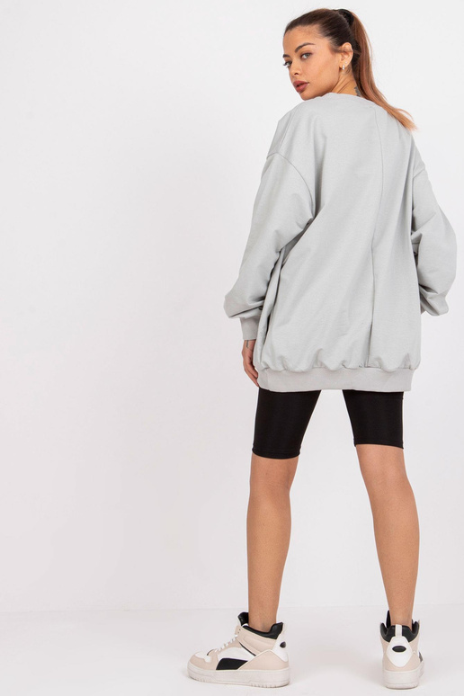 Šedá oversized mikina Patricia