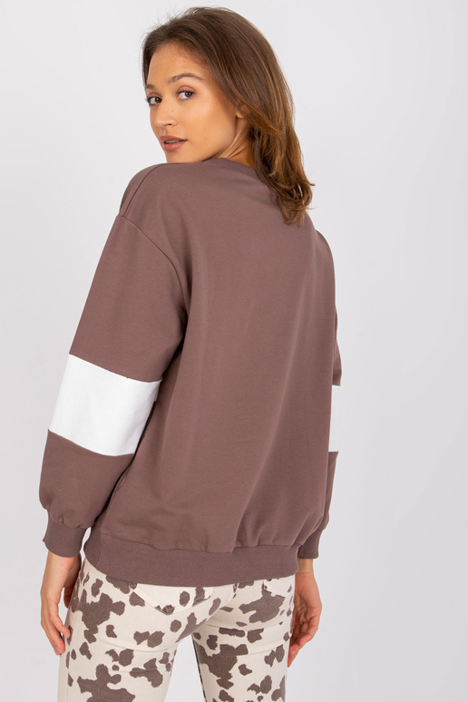 Hnědá mikina oversize Bethany