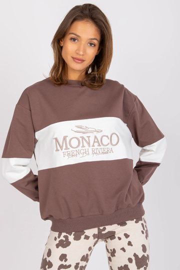 Hnědá mikina oversize Bethany 2