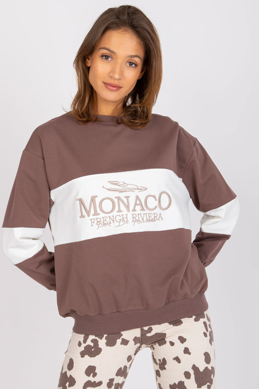 Hnědá mikina oversize Bethany