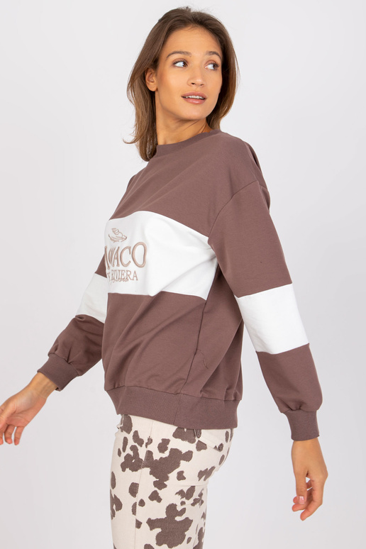 Hnědá mikina oversize Bethany