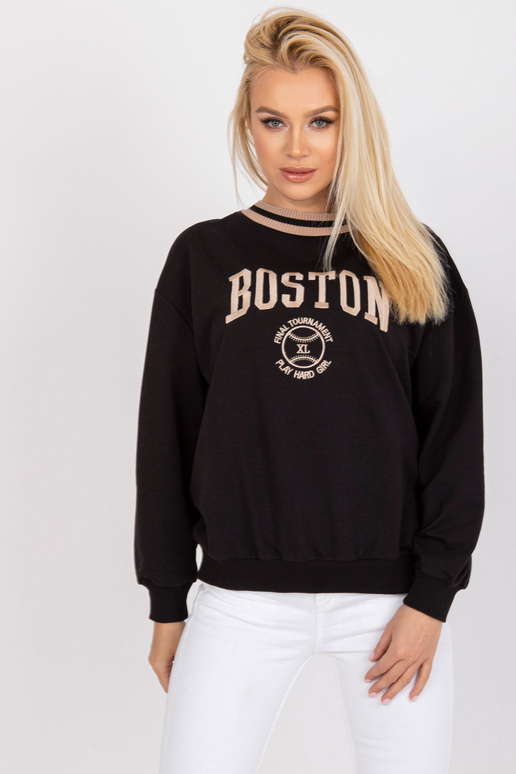 Černá volná mikina Louna