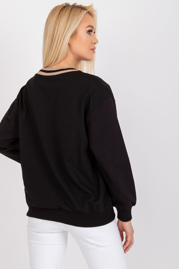 Černá volná mikina Louna 2