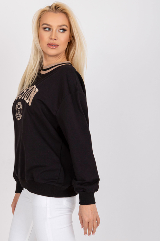 Černá volná mikina Louna