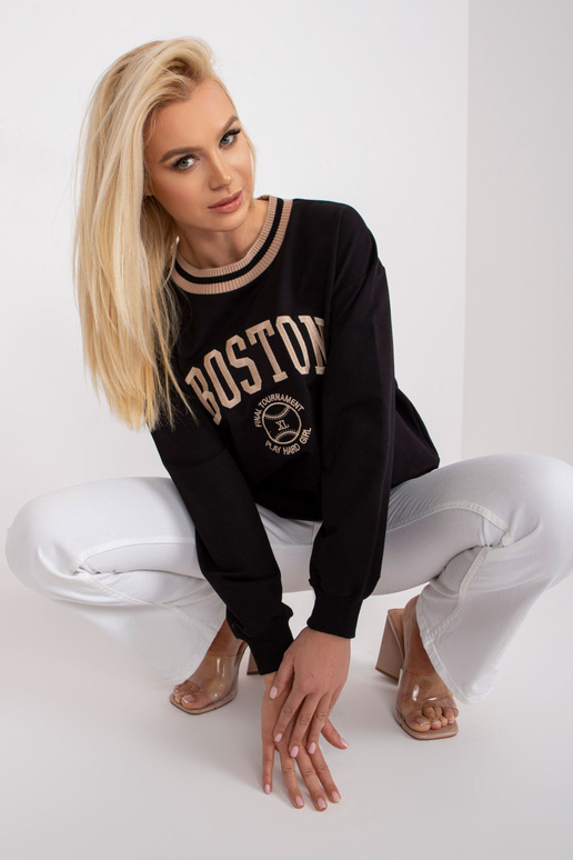 Černá volná mikina Louna