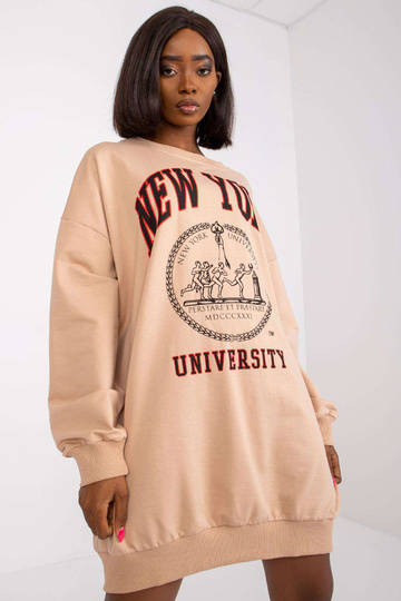 Béžová oversized mikina Isla