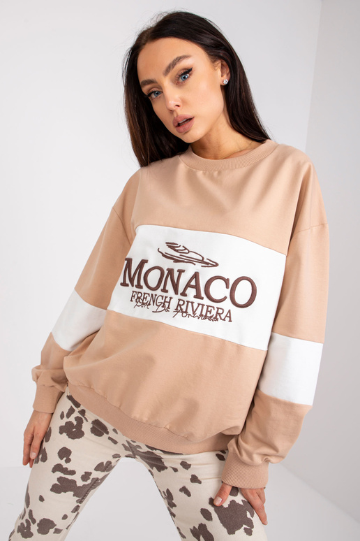 Béžová mikina s nápisem Bethany