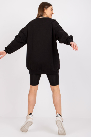 Černá mikina s výšivkou... 2