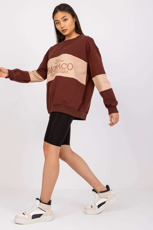 Tmavě hnědá dámská mikina Bethany