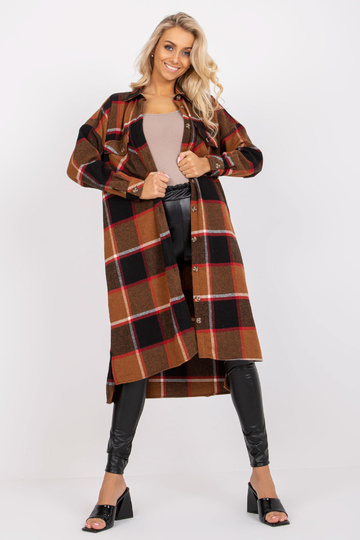 Hnědá bavlněná košile Alison 2