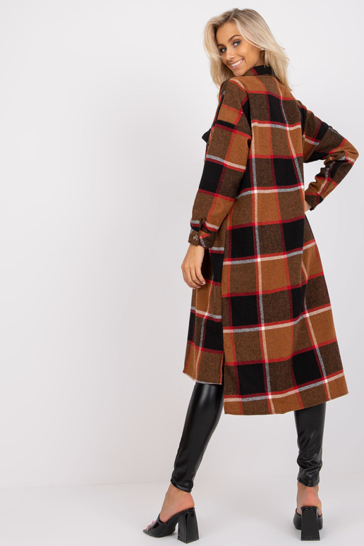 Hnědá bavlněná košile Alison