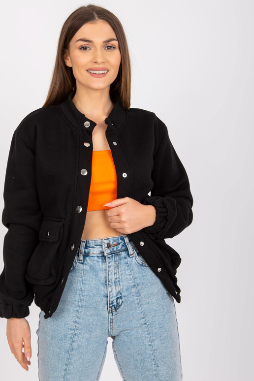 Zuzanna Černá bavlněná mikina s kapucí