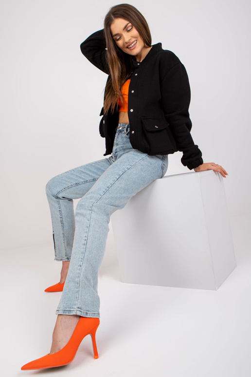 Zuzanna Černá bavlněná mikina s kapucí