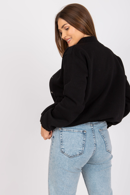 Zuzanna Černá bavlněná mikina s kapucí