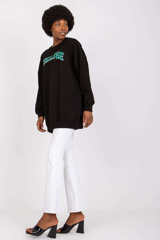 Dámská černá bavlněná mikina Jessica