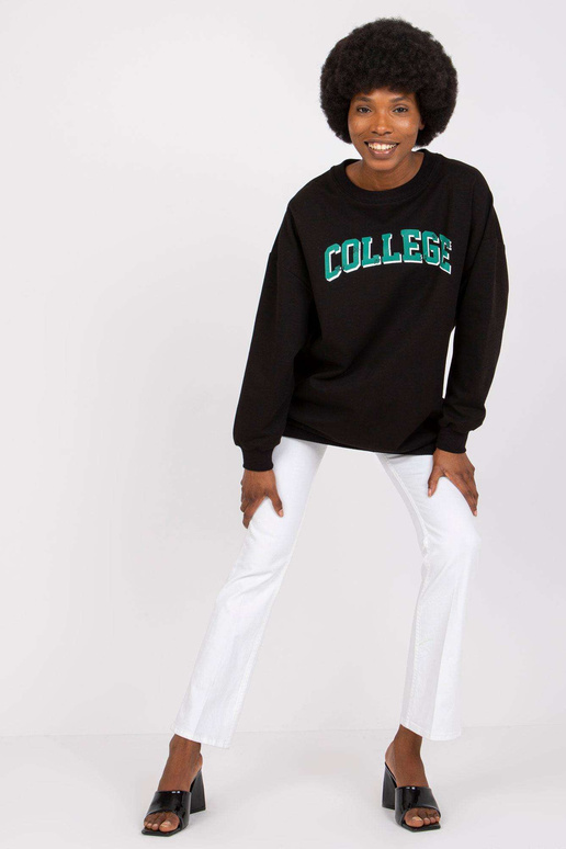 Dámská černá bavlněná mikina Jessica