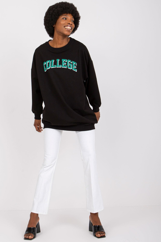 Dámská černá bavlněná mikina Jessica