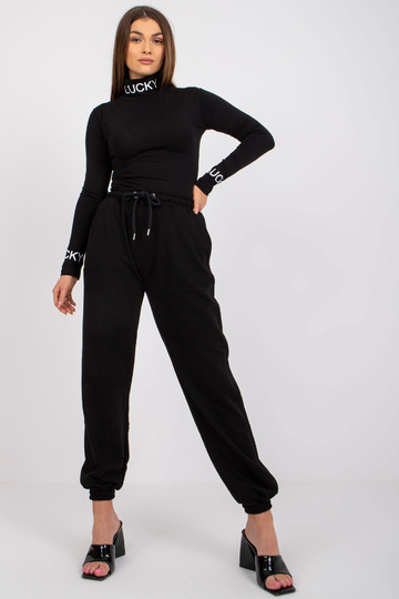 Tepláky Lisa Black Basic s...