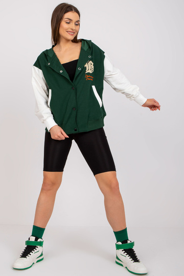 Tmavě zelená baseballová...