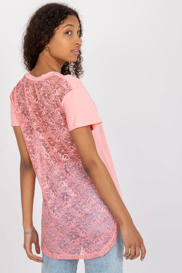 Světle růžová viskózová...