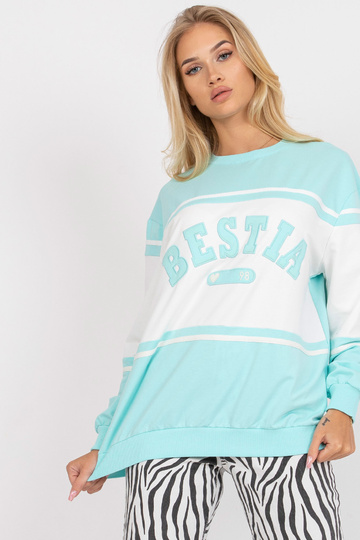 Světle modrá mikina bez... 2