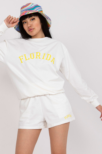 Bílé bavlněné ležérní tepláky 2