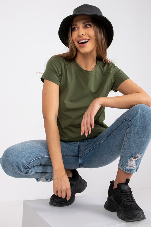 Khaki tričko pro ženy Peachy