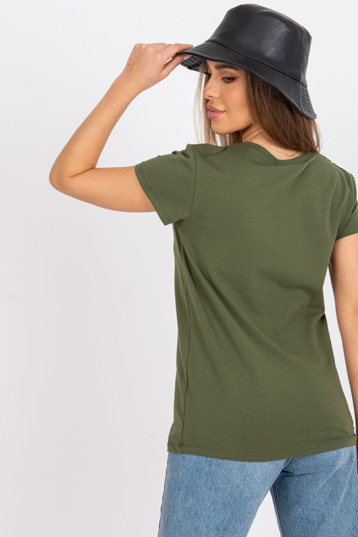 Khaki tričko pro ženy Peachy