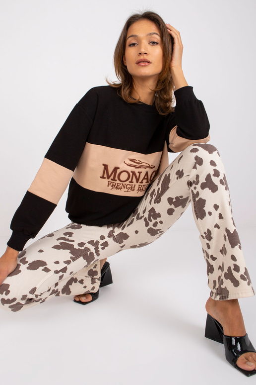 Černá bavlněná mikina Bethany