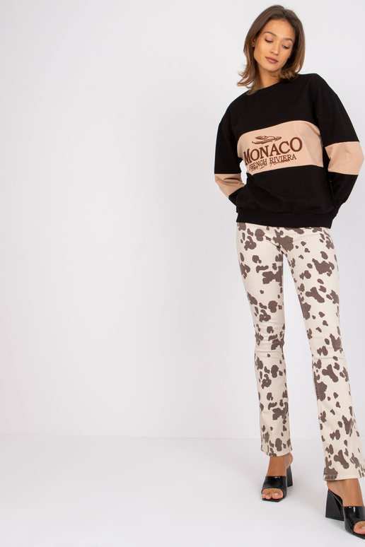 Černá bavlněná mikina Bethany