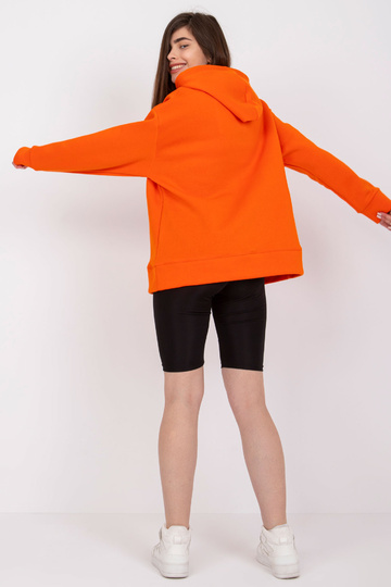 Oranžová dámská mikina s...