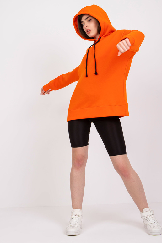 Oranžová dámská mikina s kapucí Tenerife