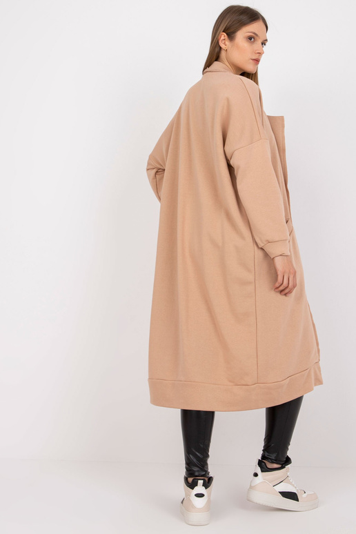 Béžová mikina dlouhá mikina jedné...