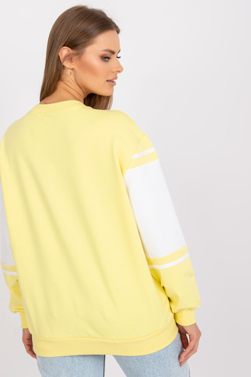 Žlutá a bílá mikina bez... 2