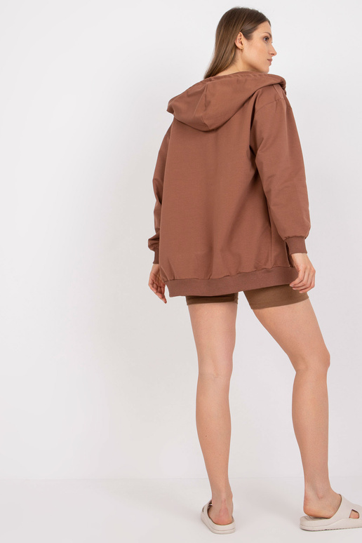 Hnědá třídílná základní sada s šortkami Hnědá třídílná základní sada s šortkami