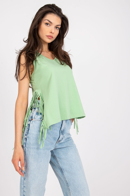 Zelený bavlněný střapec Zelený bavlněný střapec