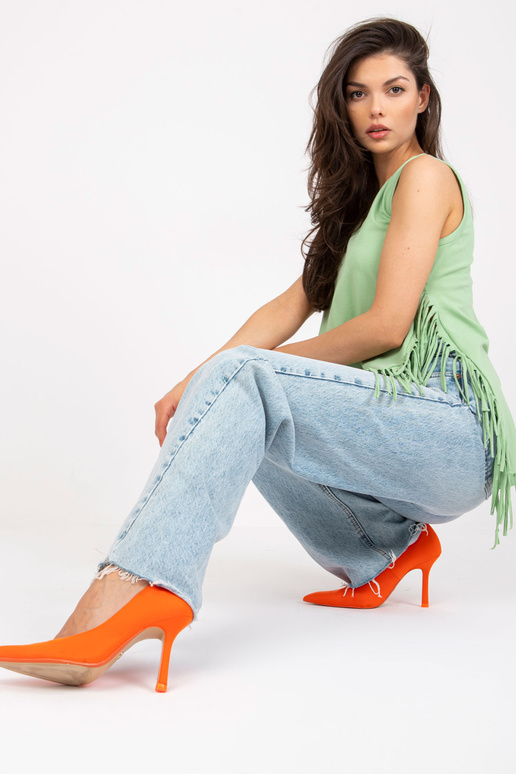 Zelený bavlněný střapec Zelený bavlněný střapec