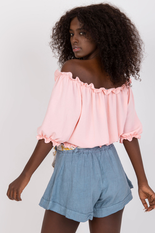 Světle růžová krátká španělská...