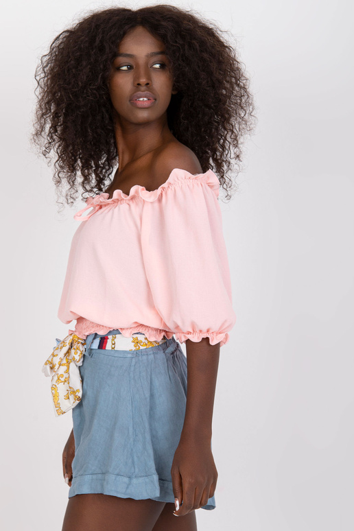 Světle růžová krátká španělská...