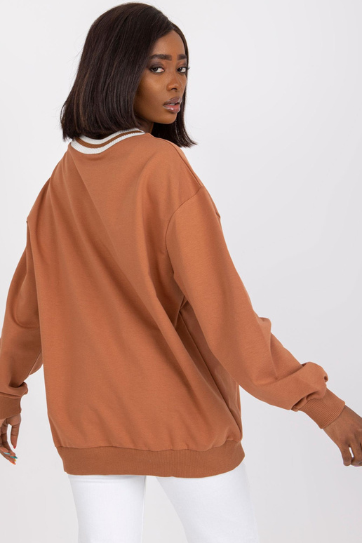 Světle hnědá mikina oversize Louna