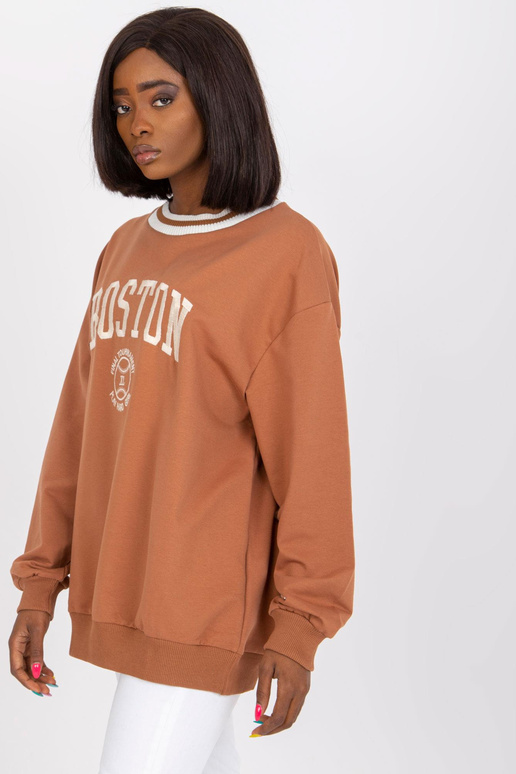 Světle hnědá mikina oversize Louna