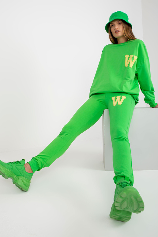 Světle zelená dvoudílná bavlněná...