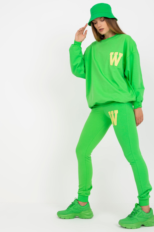 Světle zelená dvoudílná bavlněná...