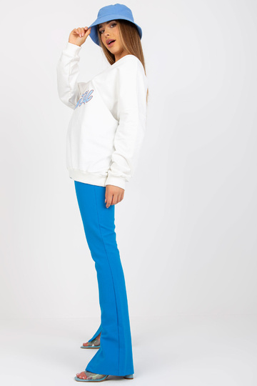 Bílo-modrá mikina bez... 2