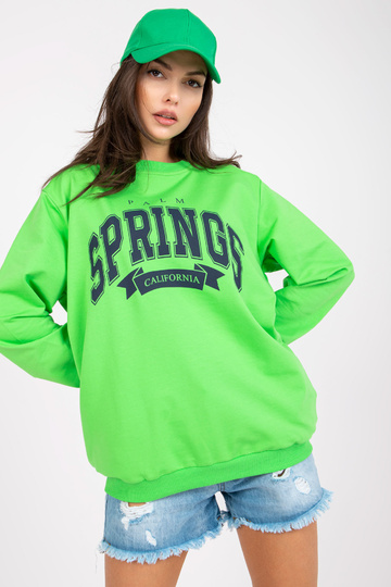 Bavlněná mikina bez kapuce...