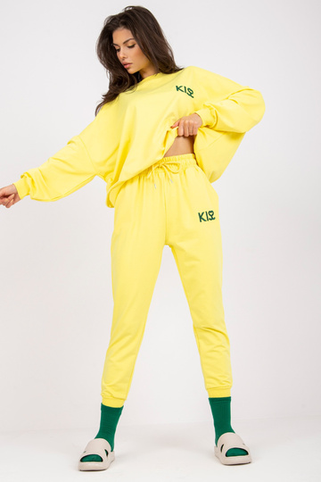 Žlutá dvoudílná tepláková...