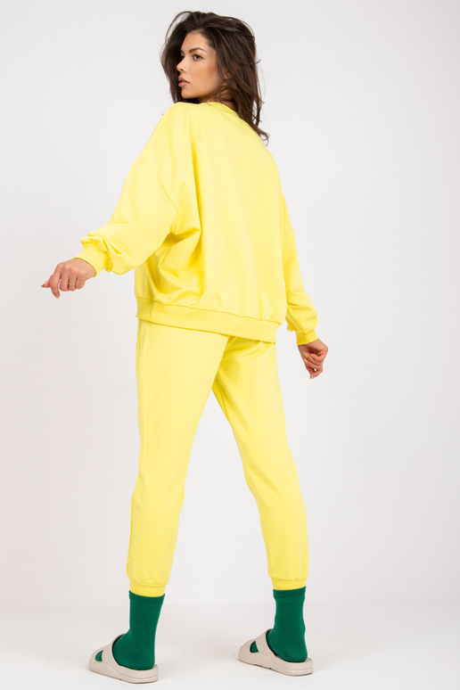 Žlutá dvoudílná tepláková souprava s...