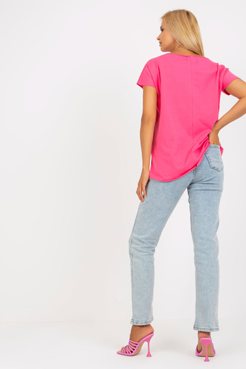 Tmavě růžová bavlněná...