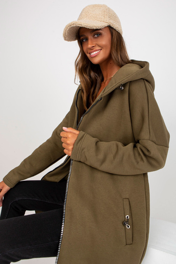 Khaki mikina basic mikina...