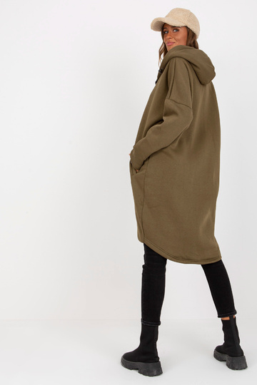 Khaki mikina basic mikina... 2